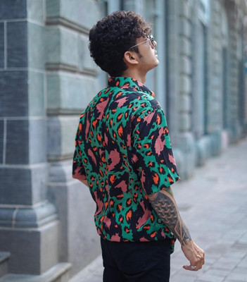 ristey Men Color Block Casual Multicolor Shirt