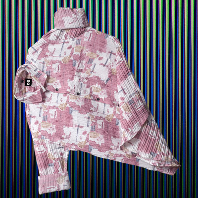 DUCCKCREATION Men Self Design, Printed Casual Multicolor Shirt