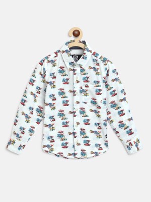 BAUS Boys Printed Casual Multicolor Shirt