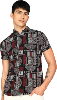 Kolor Fusion Men Printed Casual Multicolor Shirt