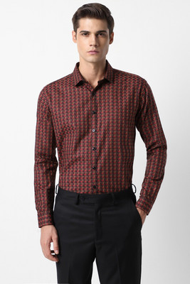VAN HEUSEN Men Checkered Formal Multicolor Shirt