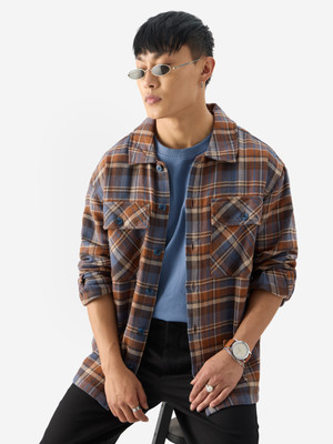 The Souled Store Men Checkered Casual Multicolor Shirt