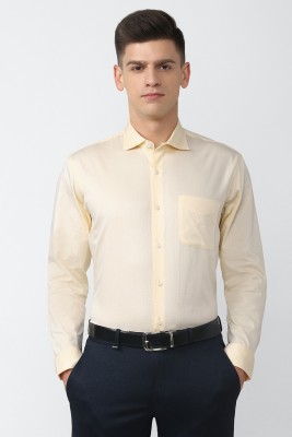 PETER ENGLAND Men Solid Formal Beige Shirt