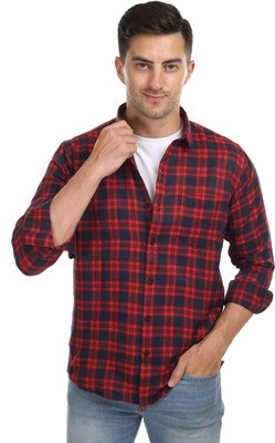 Trending Ayansh Men Solid Casual Maroon Shirt