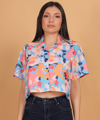 PRIMEFIELD Women Printed Casual Multicolor Shirt