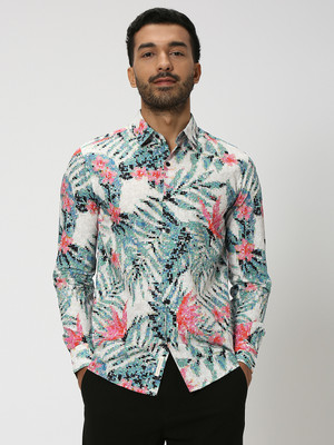 MUFTI Men Printed Casual Multicolor Shirt