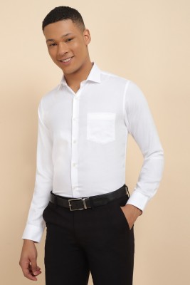 Allen Solly Men Solid Formal White Shirt