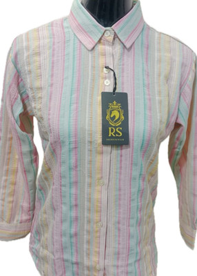 RS FASHION Women Striped Casual Multicolor Shirt