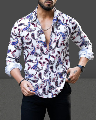 Marmic Fab Men Printed Casual Multicolor Shirt