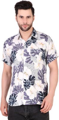 ACCOX Men Printed Beach Wear Multicolor Shirt