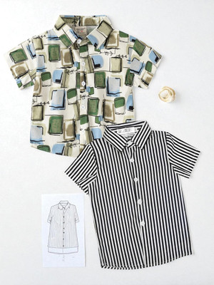 KIDOOZA Boys Printed Casual Multicolor Shirt