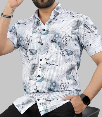 dream believe fashion Men Printed Casual Multicolor Shirt