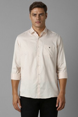 LOUIS PHILIPPE Men Printed Casual Beige Shirt