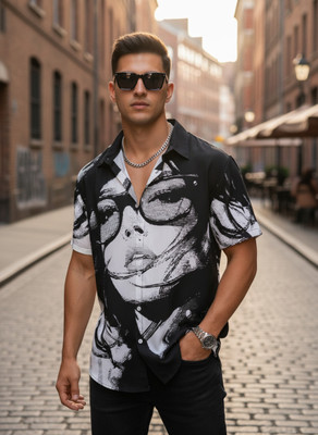 Siya Fashion Men Printed Casual Multicolor Shirt