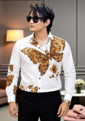 LENUS Men Self Design Casual Multicolor Shirt