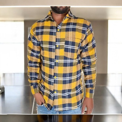 SHAH TEXTILES Men Checkered Formal Multicolor Shirt