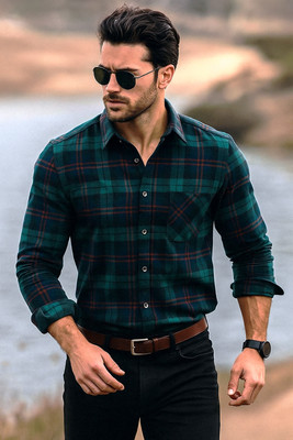 Truehind Men Checkered Casual Multicolor Shirt