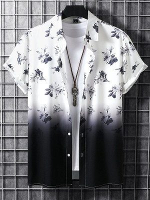 Radha Krishna Fashion Men Printed Casual Black Shirt