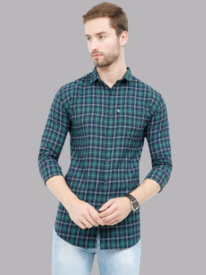 AIDAN PAUL Men Checkered Casual Multicolor Shirt