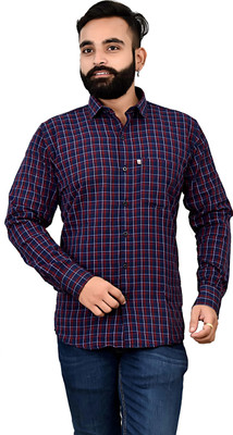 Arthz Fashion Trend Men Checkered Casual Multicolor Shirt