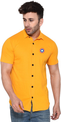 tfurnish Men Solid Casual Black Shirt
