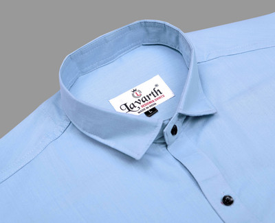 StellLIFEsTYLE Men Solid Casual Light Blue Shirt