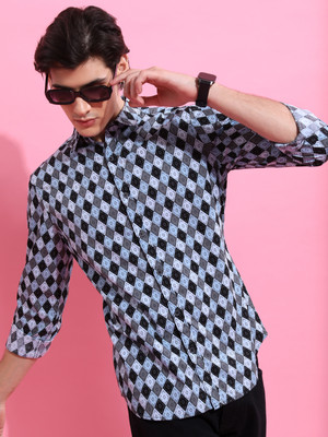 HIGHLANDER Men Printed Casual Multicolor Shirt