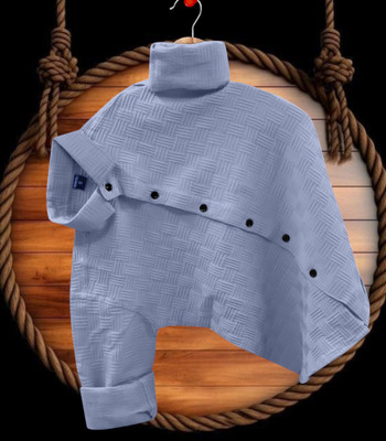 Lolark Boys Self Design Party Purple Shirt