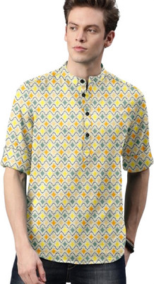 Vedamenterprise Men Printed Casual Multicolor Shirt