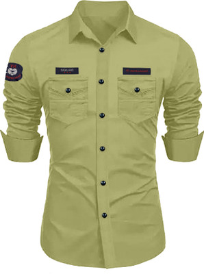 GOYANI ENTEPRISE Men Solid Casual Blue Shirt