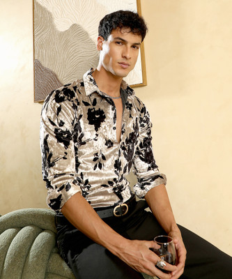 CAMPUS SUTRA Men Floral Print Casual Multicolor Shirt