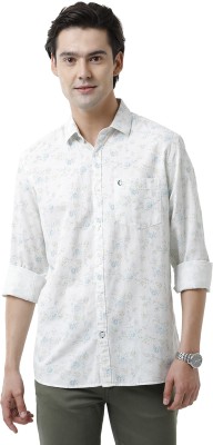 CAVALLO BY LINEN CLUB Men Printed Casual White Shirt