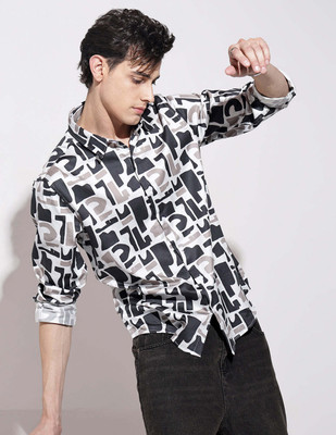 SHOWOFFFF Men Graphic Print Casual Multicolor Shirt