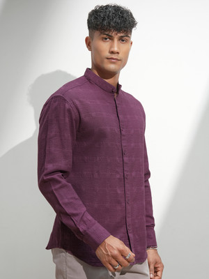 HIGHLANDER Men Self Design Casual Multicolor Shirt