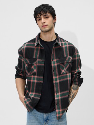 The Souled Store Men Checkered Casual Multicolor Shirt