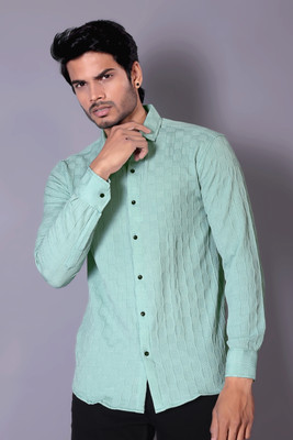 fitoda fashion Men Self Design Casual Multicolor Shirt