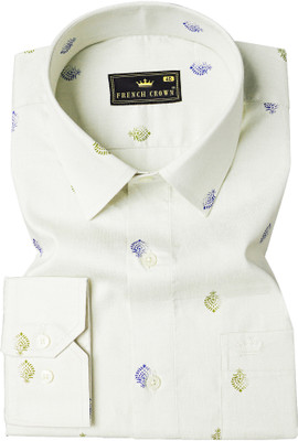 french crown Men Printed Casual Multicolor Shirt