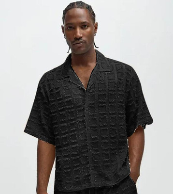 fitoda fashion Men Self Design Casual Multicolor Shirt