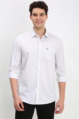 LOUIS PHILIPPE Men Printed Casual White Shirt