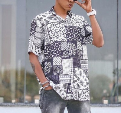 PRIMEFIELD Men Printed Casual Multicolor Shirt