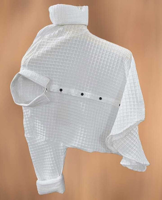 Sainal Enterprises Men Self Design Casual White Shirt