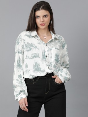 KOTTY Women Printed Casual Multicolor Shirt