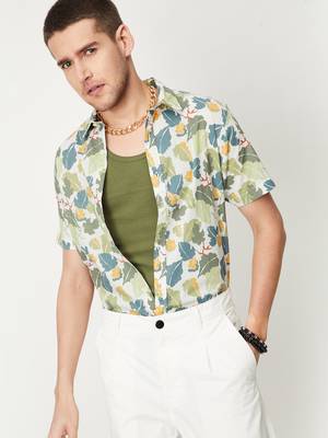 MAX Men Printed Casual Multicolor Shirt