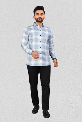 ISUEL FAB Men Checkered Casual Multicolor Shirt