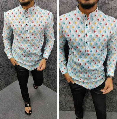Stellalifestyle Men Printed Casual Multicolor Shirt(Pack of 2)