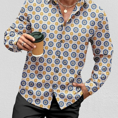 Arth Enterprise Men Printed Casual Multicolor Shirt