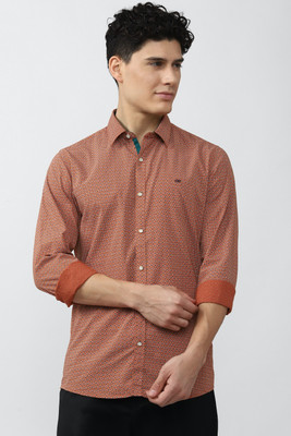 PETER ENGLAND Men Printed Casual Red Shirt