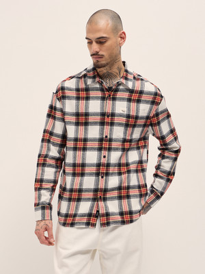 THE BEAR HOUSE Men Checkered Casual Multicolor Shirt