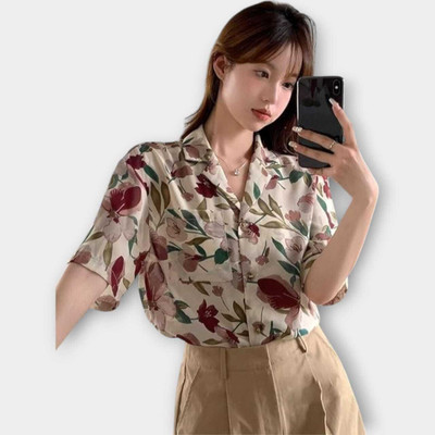 KALLAXI Women Printed Casual Multicolor Shirt