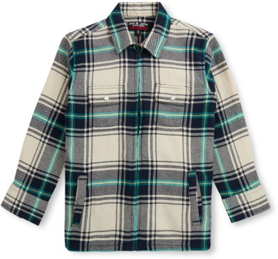 GINI & JONY Boys Checkered Casual Multicolor Shirt